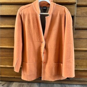 Eileen Fisher Orange Jacket